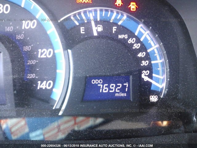 4T1BD1FK1DU074887 - 2013 TOYOTA CAMRY HYBRID/LE/XLE 浅蓝色 照片 7