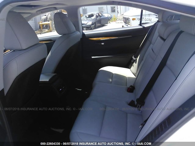 JTHBW1GG9D2012012 - 2013 LEXUS ES 300H WHITE photo 8