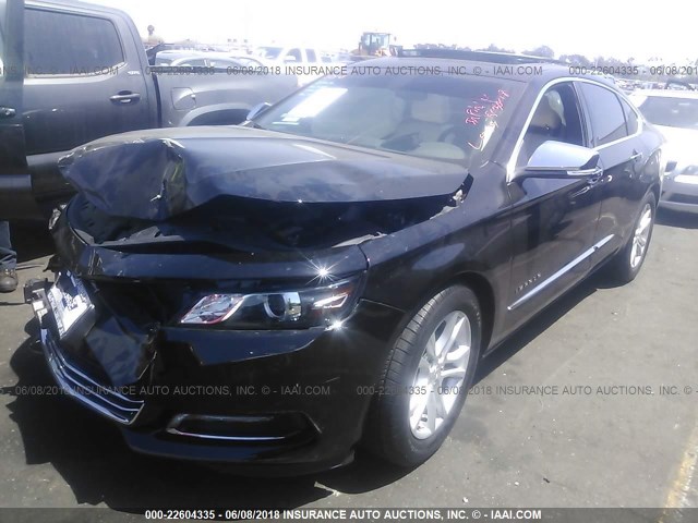 2G1125S32J9152655 - 2018 CHEVROLET IMPALA PREMIER შავი ფოტო 2