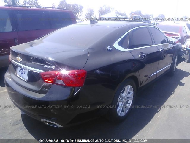 2G1125S32J9152655 - 2018 CHEVROLET IMPALA PREMIER შავი ფოტო 4