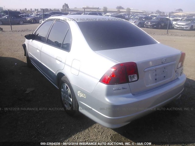 1HGEN26514L000410 - 2004 HONDA CIVIC GX SILVER photo 3