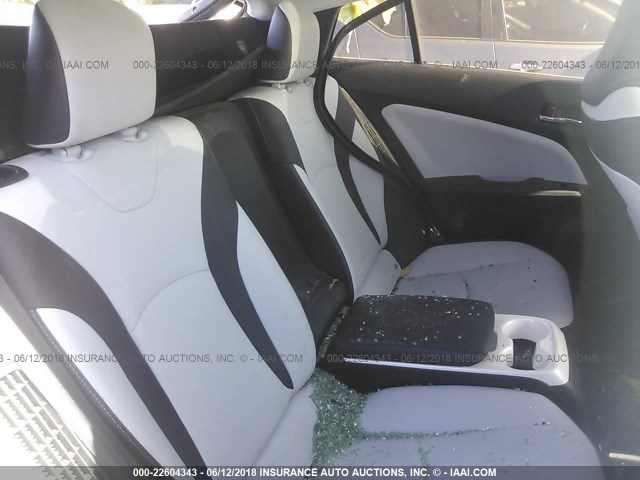 JTDKARFP2H3006407 - 2017 TOYOTA PRIUS PRIME  灰色 照片 8