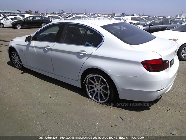 WBAFR7C54DC826450 - 2013 BMW 535 I WHITE photo 3