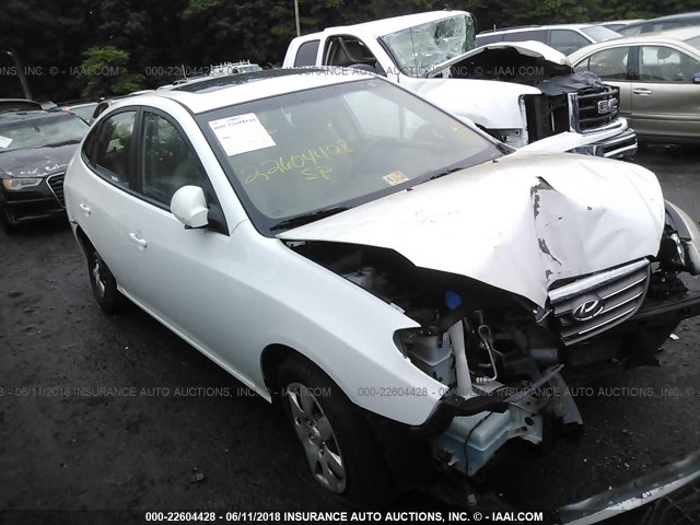 KMHDU46D88U411752 - 2008 HYUNDAI ELANTRA GLS/SE/LIMITED WHITE photo 1