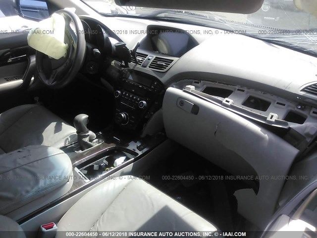 2HNYD2H63AH511995 - 2010 ACURA MDX TECHNOLOGY BLACK photo 5