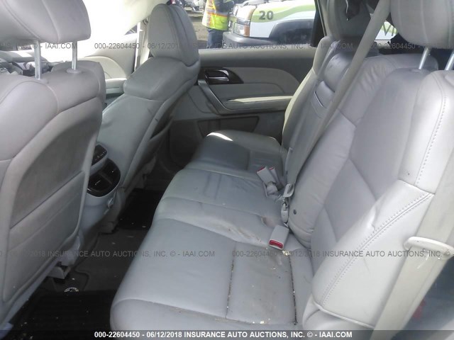 2HNYD2H63AH511995 - 2010 ACURA MDX TECHNOLOGY BLACK photo 8