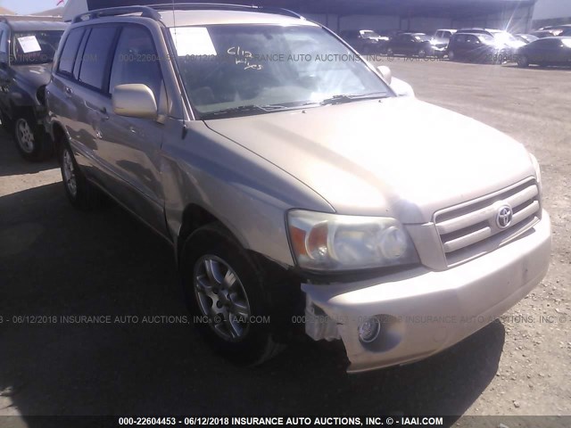 JTEGP21A640035219 - 2004 TOYOTA HIGHLANDER LIMITED TAN photo 1