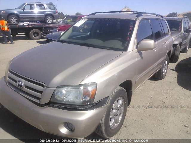 JTEGP21A640035219 - 2004 TOYOTA HIGHLANDER LIMITED TAN photo 2