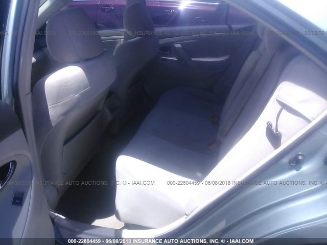 4T1BF3EK1BU707974 - 2011 TOYOTA CAMRY SE/LE/XLE TURQUOISE photo 8