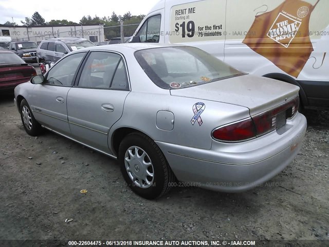 2G4WS52J2Y1355979 - 2000 BUICK CENTURY CUSTOM GRAY photo 3