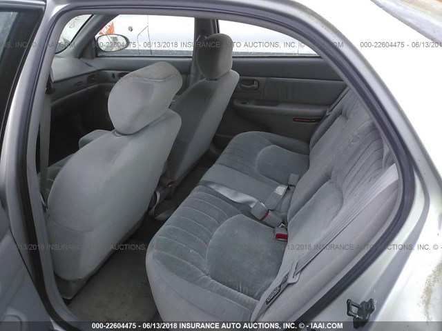 2G4WS52J2Y1355979 - 2000 BUICK CENTURY CUSTOM GRAY photo 8