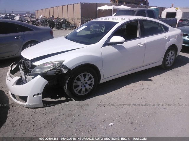 1YVHP81A195M29260 - 2009 MAZDA 6 I WHITE photo 2