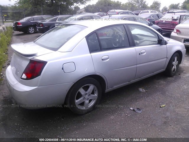 1G8AL55F76Z172014 - 2006 SATURN ION LEVEL 3 SILVER photo 4