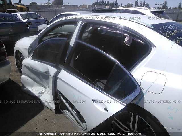 1HGCR2F58GA017782 - 2016 HONDA ACCORD SPORT WHITE photo 6