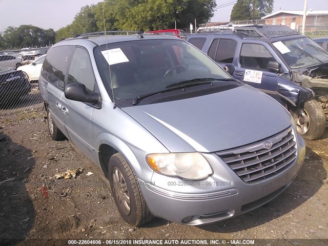 2C8GP64L55R551747 - 2005 CHRYSLER TOWN & COUNTRY LIMITED BLUE photo 1