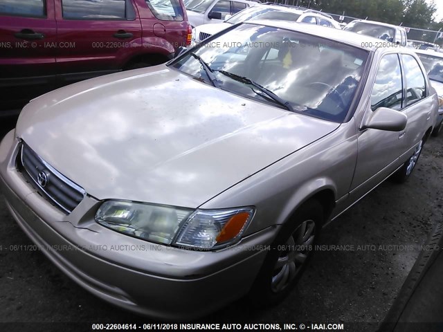 4T1BG22K4YU682332 - 2000 TOYOTA CAMRY CE/LE/XLE ოქროსფერი ფოტო 2