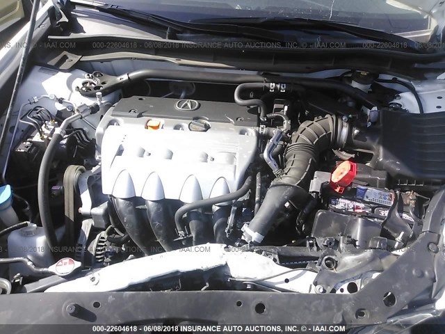 JH4CW2H5XEC000129 - 2014 ACURA TSX WHITE photo 10