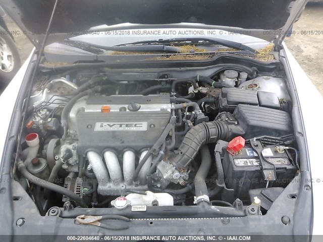 1HGCM55156A125919 - 2006 HONDA ACCORD VALUE SILVER photo 10