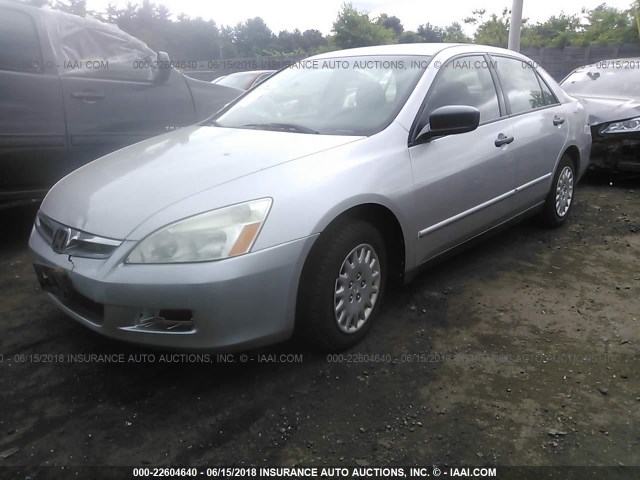 1HGCM55156A125919 - 2006 HONDA ACCORD VALUE SILVER photo 2