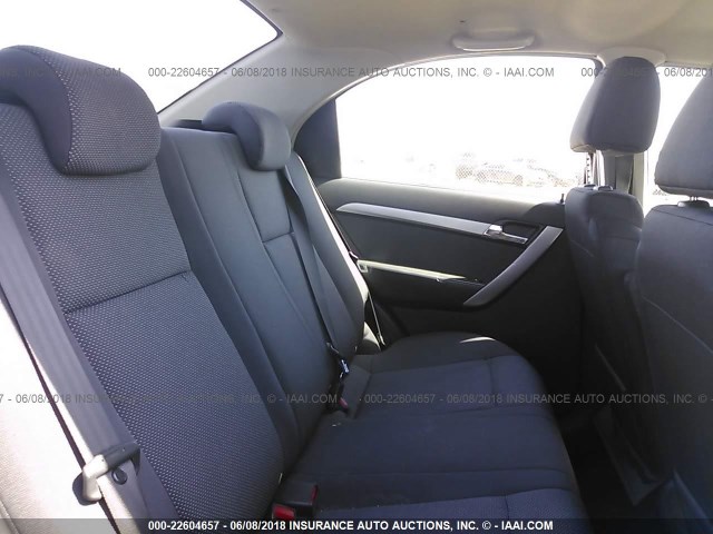 KL1TD5DE4AB058467 - 2010 CHEVROLET AVEO LS/LT 黑色 照片 8