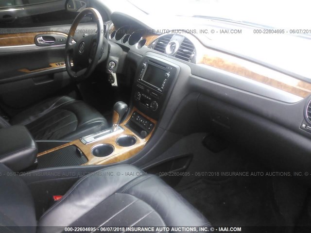 5GALVCED9AJ193385 - 2010 BUICK ENCLAVE CXL 黑色 照片 5