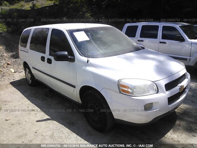1GNDV23L16D107250 - 2006 CHEVROLET UPLANDER LS WHITE photo 1