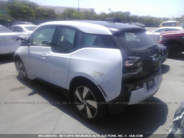 WBY1Z2C51FV287470 - 2015 BMW I3 BEV WHITE photo 3