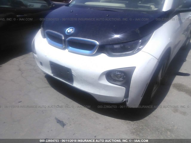 WBY1Z2C51FV287470 - 2015 BMW I3 BEV WHITE photo 6