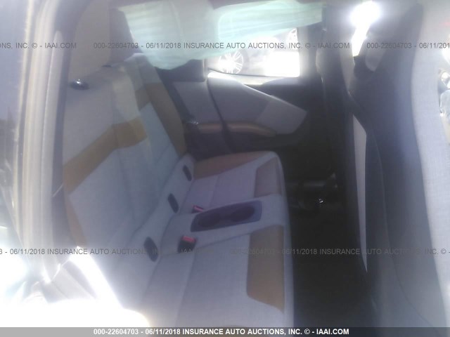 WBY1Z2C51FV287470 - 2015 BMW I3 BEV WHITE photo 8