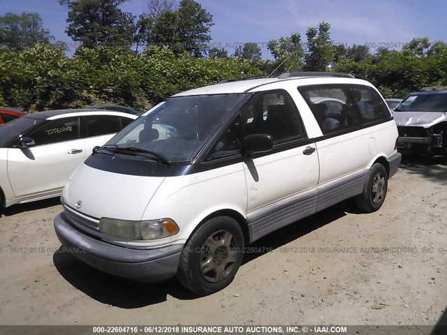 JT3AC11R4P1090700 - 1993 TOYOTA PREVIA DX WHITE photo 2