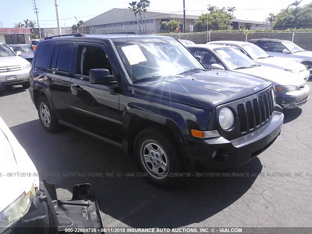 1J4NT1GA8AD638177 - 2010 JEEP PATRIOT SPORT BLACK photo 1