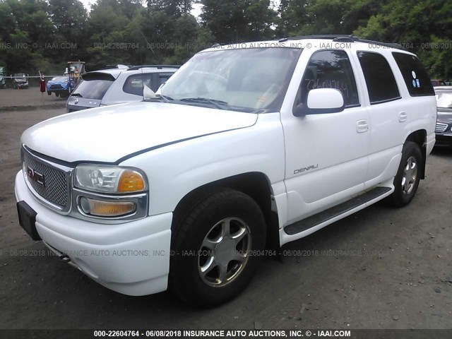 1GKEK63U73J236178 - 2003 GMC YUKON DENALI WHITE photo 2