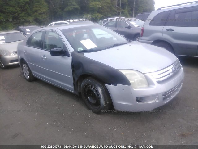 3FAFP06Z96R128358 - 2006 FORD FUSION S SILVER photo 1