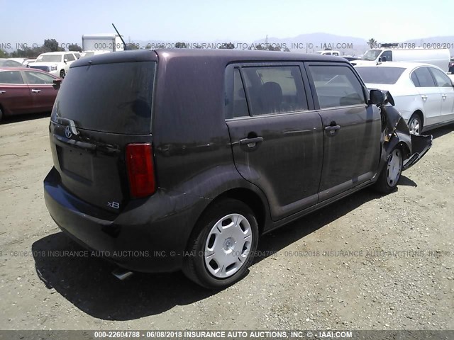 JTLKE50E891077102 - 2009 TOYOTA SCION XB იასამნისფერი ფოტო 4