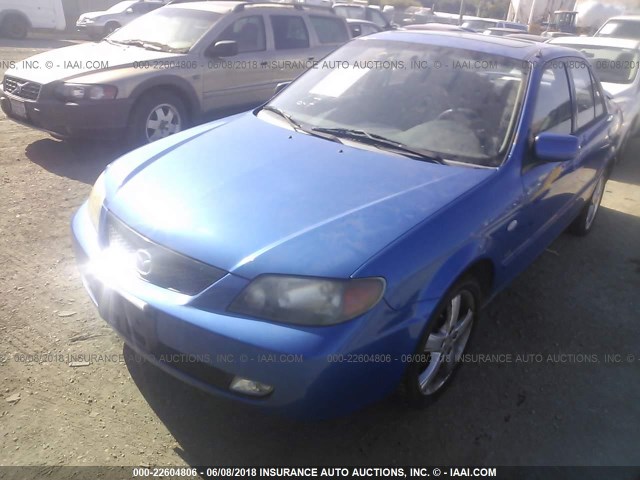 JM1BJ225831167098 - 2003 MAZDA PROTEGE DX/LX/ES BLUE photo 6