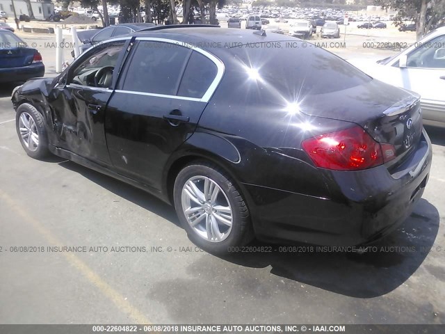 JN1CV6AP3FM580703 - 2015 INFINITI Q40 BLACK photo 3