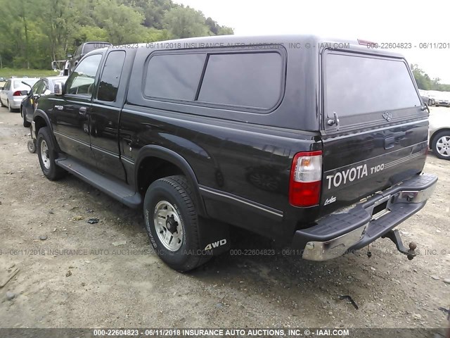 JT4UN24D1T0021214 - 1996 TOYOTA T100 XTRACAB SR5 BLACK photo 3