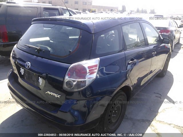 2T1KR32E55C479831 - 2005 TOYOTA COROLLA MATRIX XR Navy photo 4