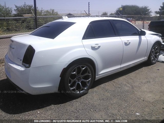 2C3CCABG5FH898916 - 2015 CHRYSLER 300 S WHITE photo 4