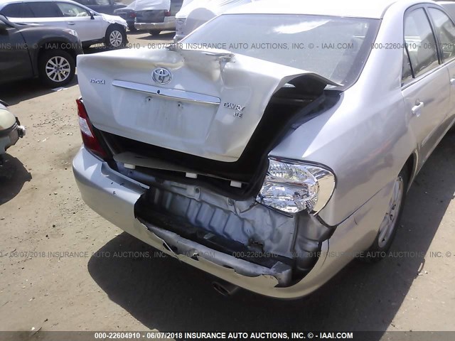 4T1BE30K14U280244 - 2004 TOYOTA CAMRY LE/XLE/SE ვერცხლისფერი ფოტო 6