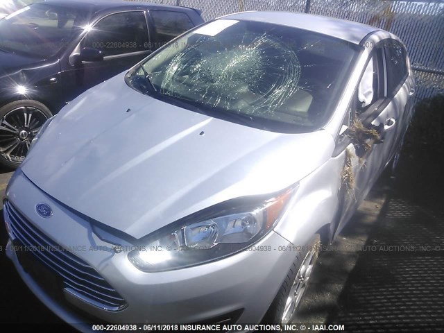 3FADP4EJ6EM151747 - 2014 FORD FIESTA SE SILVER photo 2