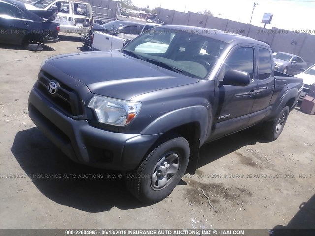 5TFTU4GN3CX023228 - 2012 TOYOTA TACOMA PRERUNNER ACCESS CAB BLACK photo 2