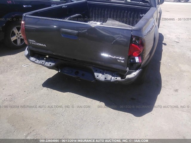 5TFTU4GN3CX023228 - 2012 TOYOTA TACOMA PRERUNNER ACCESS CAB BLACK photo 6