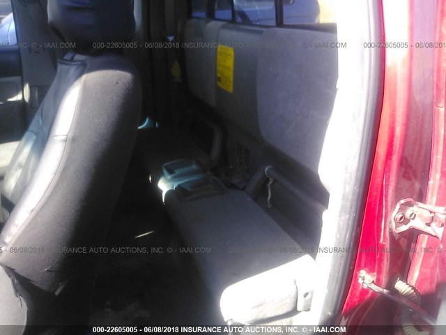 5TETX22N07Z456958 - 2007 TOYOTA TACOMA ACCESS CAB Rot Foto 8