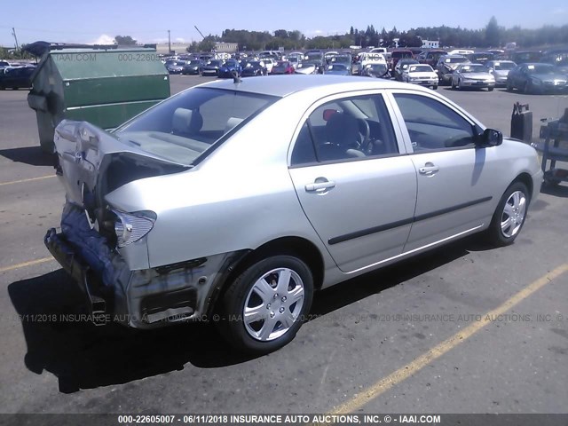 JTDBR32E430008549 - 2003 TOYOTA COROLLA CE/LE GRAY photo 4