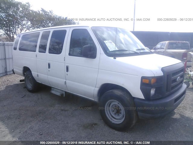 1FTSS3EP6ADA36098 - 2010 FORD ECONOLINE E350 SUPER DUTY VAN WHITE photo 1