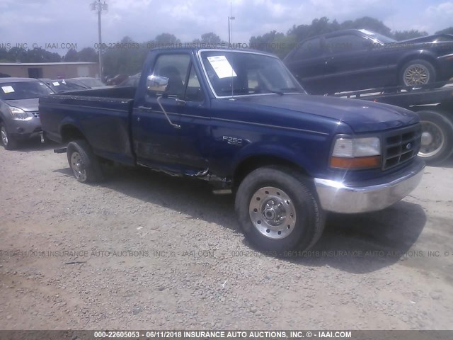 1FTHF26HXSNB56000 - 1995 FORD F250 Dark Blue photo 1