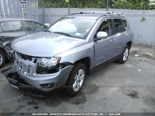 1C4NJDEB8GD799243 - 2016 JEEP COMPASS LATITUDE 银色 照片 2