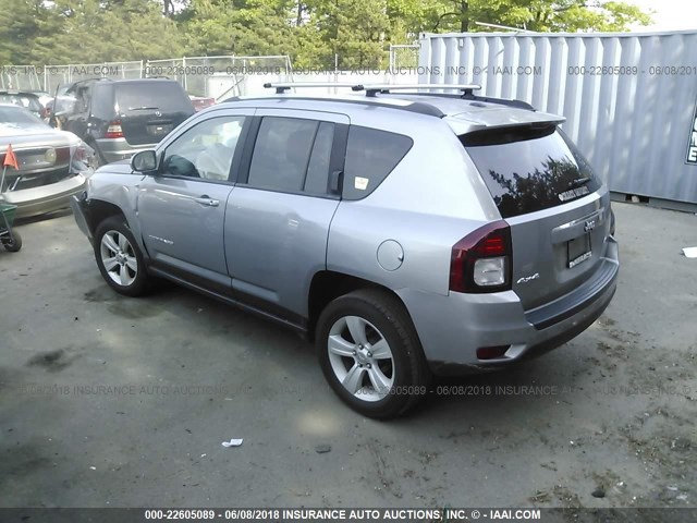 1C4NJDEB8GD799243 - 2016 JEEP COMPASS LATITUDE 银色 照片 3
