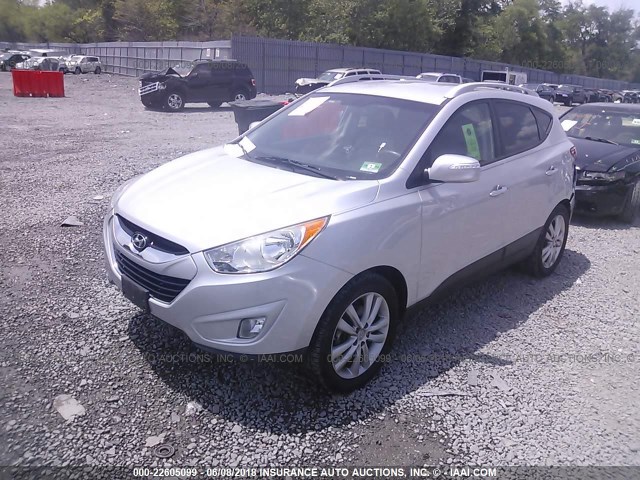 KM8JU3AC7CU489394 - 2012 HYUNDAI TUCSON GLS/LIMITED 银色 照片 2